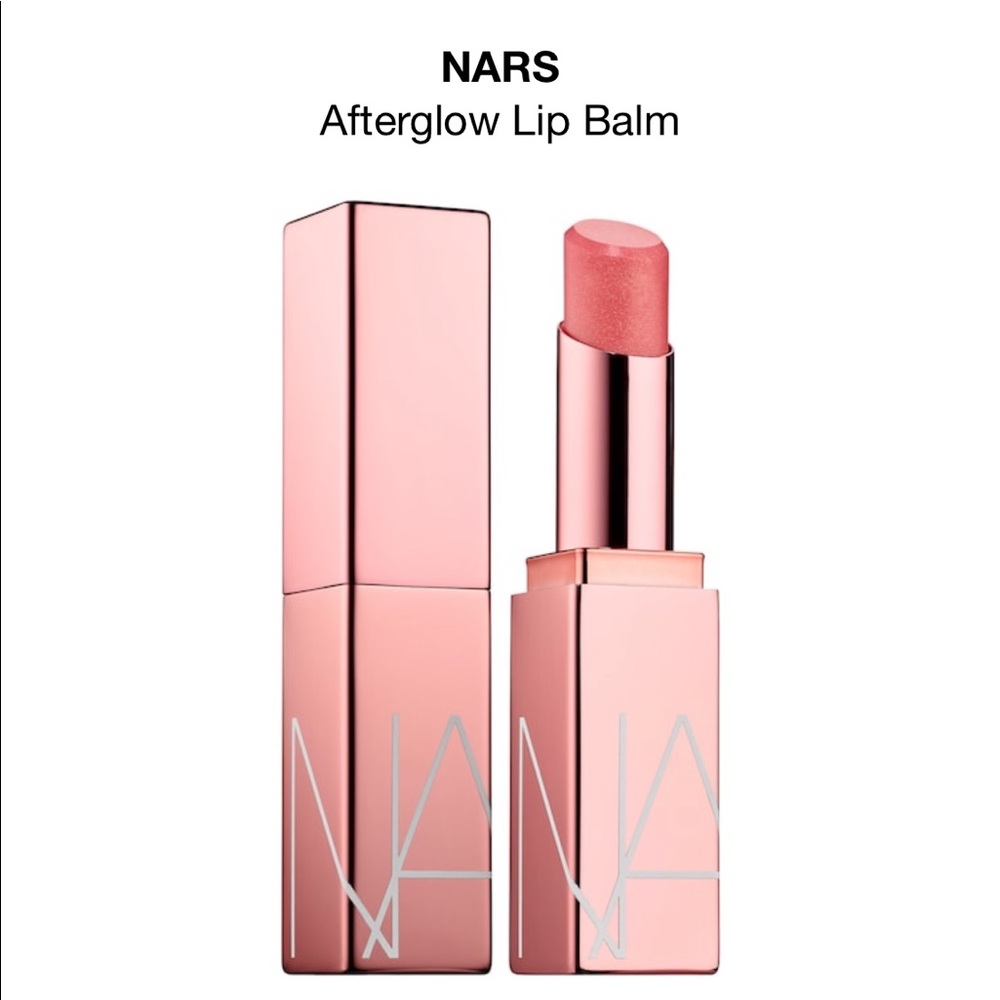 NARS afterglow lip balm in orgasm peachy pink NWOT